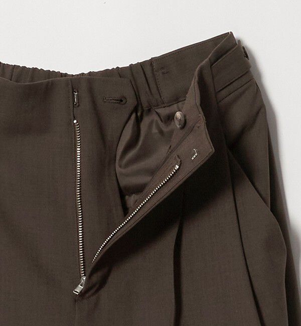 BEAUTY&YOUTH UNITED ARROWS「ポリエステルブレンド ２タック タブワイドパンツ ウォッシャブル 防シワ」|その他|
