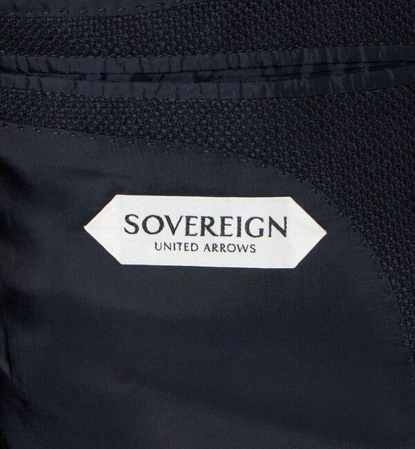 UNITED ARROWS「＜SOVEREIGN＞ ホップサック ハンドライン シングル３ボタン ２パッチポケット テーラードジャケット」|テーラードジャケット|