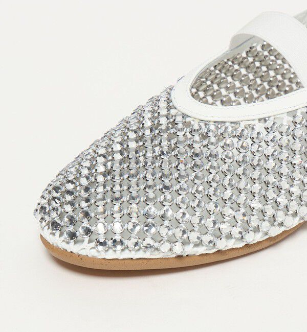 UNITED ARROWS「メッシュ ビジュー フラットシューズ」|その他|