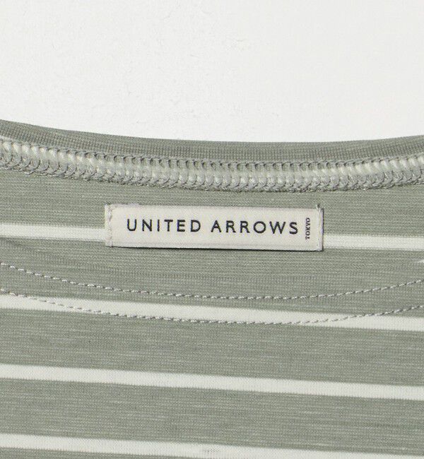 UNITED ARROWS「ジャガード ボーダー バスクシャツ」|Tシャツ・カットソー|