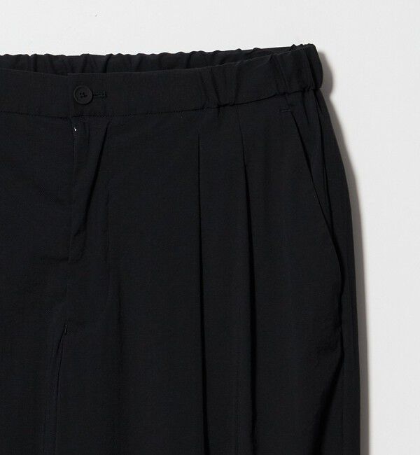 UNITED ARROWS「ウェザーコンフォート メランジ 2プリーツ バルーンパンツ 撥水 ヨコストレッチ」|チノ|