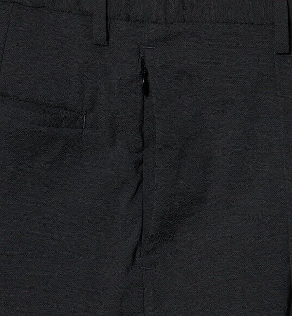 UNITED ARROWS「ウェザーコンフォート メランジ キャロット 1プリーツパンツ 撥水 ヨコストレッチ」|チノ|