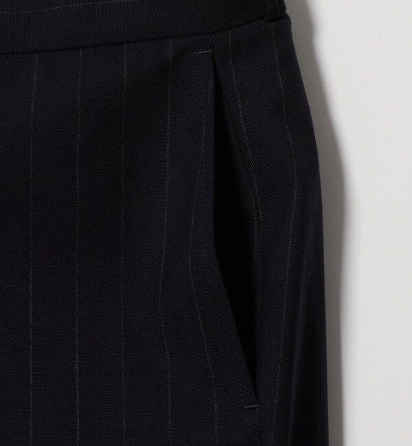 UNITED ARROWS「ウールトロピカル ピンストライプ セミフレア トラウザーズ」|スラックス|