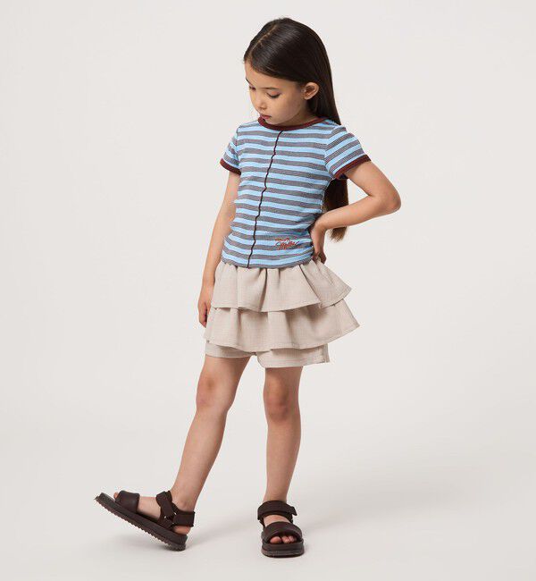 UNITED ARROWS green label relaxing「リネンライク フリル キュロット / キッズ 100cm-130cm」|その他|