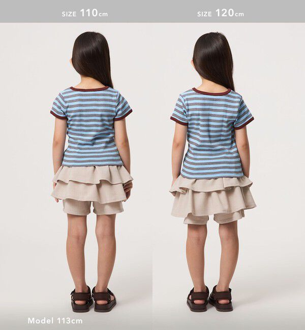 UNITED ARROWS green label relaxing「リネンライク フリル キュロット / キッズ 100cm-130cm」|その他|
