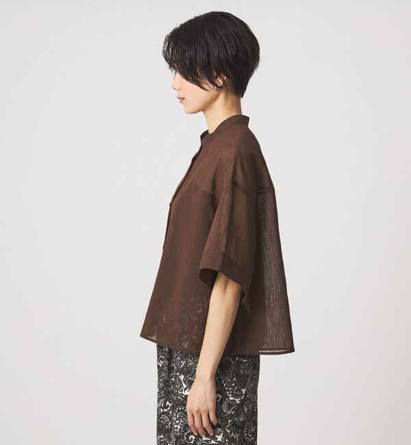 UNITED ARROWS green label relaxing「ラミーライク ショートスリーブ シャツ 通気性」|シャツ・ブラウス|