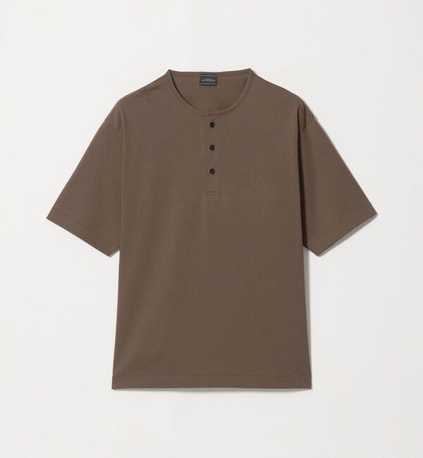 UNITED ARROWS green label relaxing「クリア MVS ヘンリーネック 半袖 Tシャツ」|Tシャツ・カットソー|