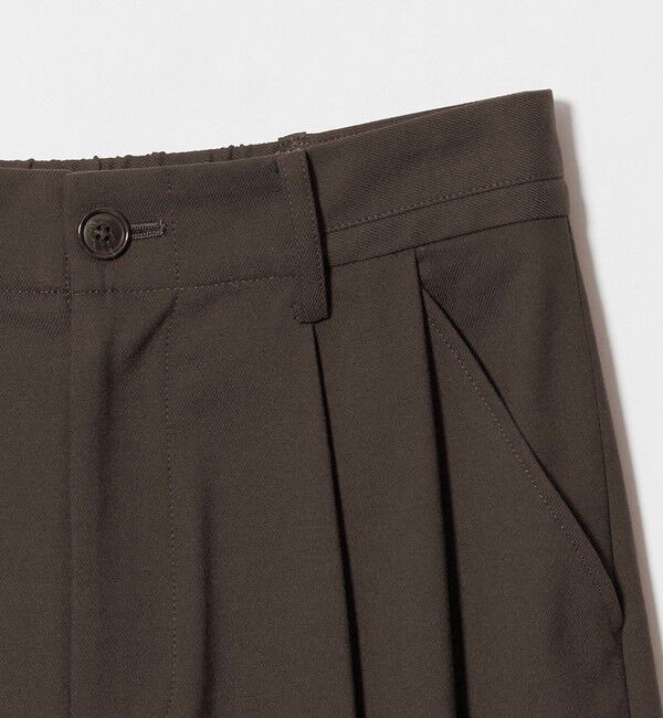 UNITED ARROWS green label relaxing「ソモウライク 2タック ワイド パンツ ウォッシャブル ストレッチ」|スラックス|