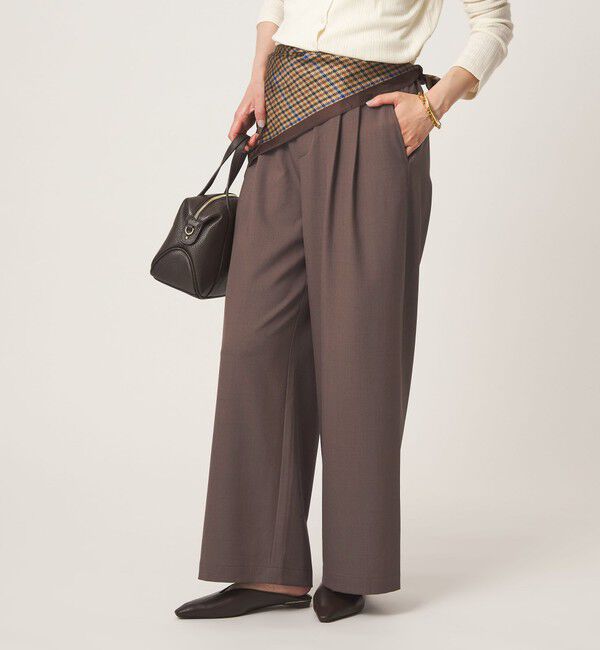 UNITED ARROWS green label relaxing「［size SHORT/TALLあり］オルマイ ツイル ワイド パンツ」|その他|