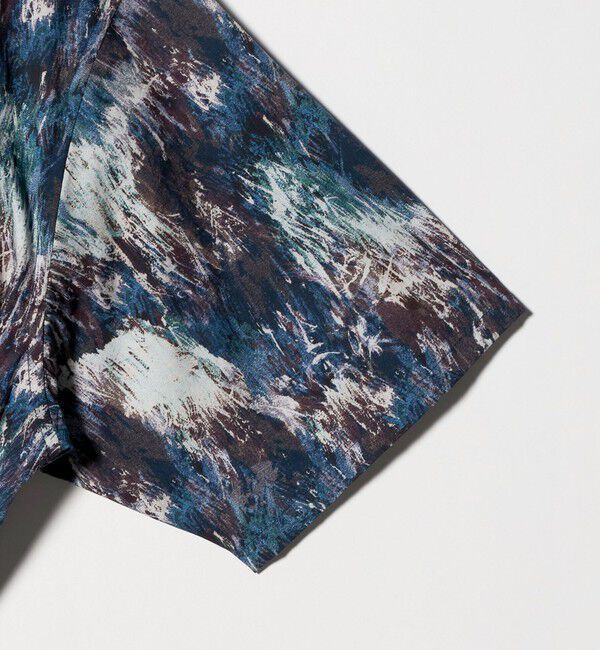 BEAUTY&YOUTH UNITED ARROWS「ロンシャン ブラッシュド パターン キャンプ シャツ GRANDE型」|シャツ・ブラウス|