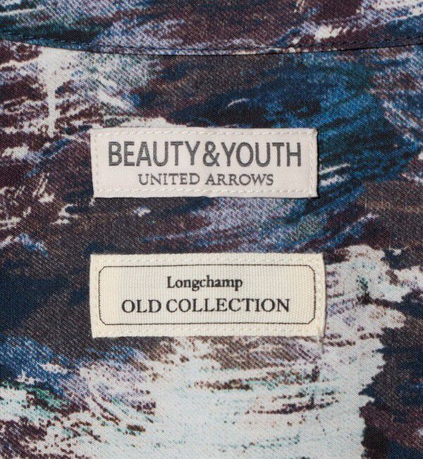 BEAUTY&YOUTH UNITED ARROWS「ロンシャン ブラッシュド パターン キャンプ シャツ GRANDE型」|シャツ・ブラウス|
