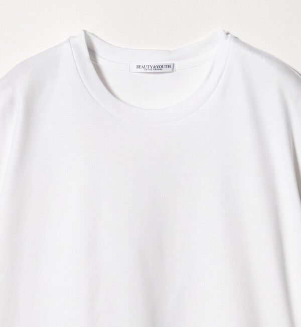 BEAUTY&YOUTH UNITED ARROWS「レースドッキング ショートスリーブ Tシャツ」|Tシャツ・カットソー|
