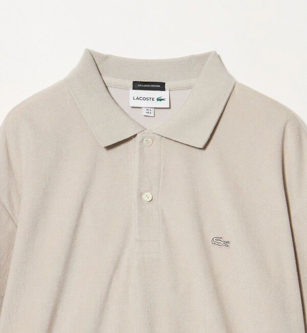 BEAUTY&YOUTH UNITED ARROWS「＜LACOSTE for BEAUTY&YOUTH＞ ワントーン パイル ショートスリーブ ポロシャツ」|Tシャツ・カットソー|