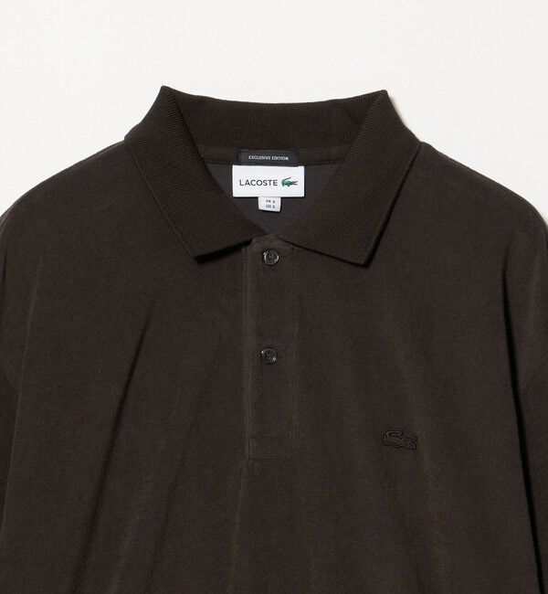 BEAUTY&YOUTH UNITED ARROWS「＜LACOSTE for BEAUTY&YOUTH＞ ワントーン パイル ショートスリーブ ポロシャツ」|Tシャツ・カットソー|