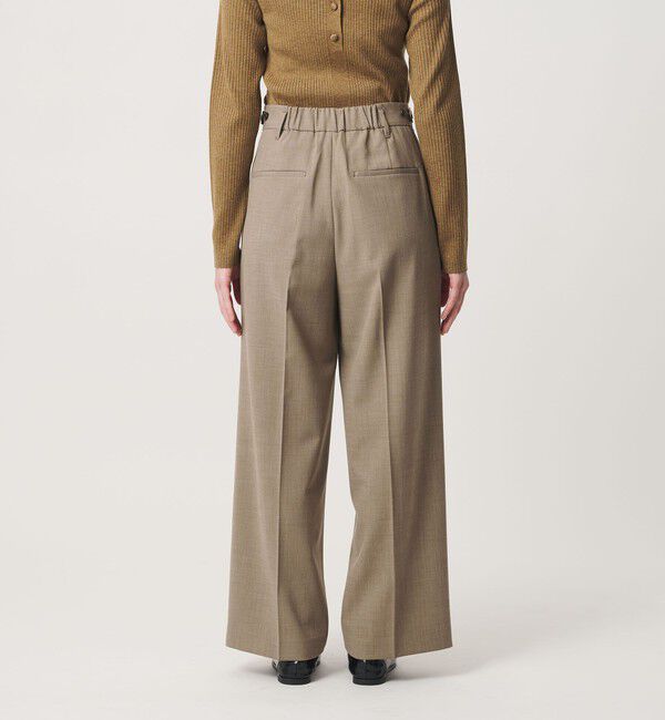 BEAUTY&YOUTH UNITED ARROWS「ポリエステルブレンド ２タック タブワイドパンツ ウォッシャブル 防シワ」|その他|
