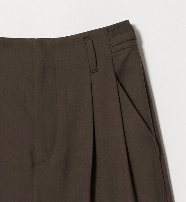 BEAUTY&YOUTH UNITED ARROWS「ポリエステルブレンド ２タック タブワイドパンツ ウォッシャブル 防シワ」|その他|