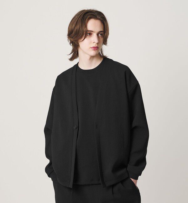 BEAUTY&YOUTH UNITED ARROWS「DUAL PACK 3.0 1B カーディガン ジャケット ヨコストレッチ UVカット ウォッシャブル セットアップ対応」|テーラードジャケット|
