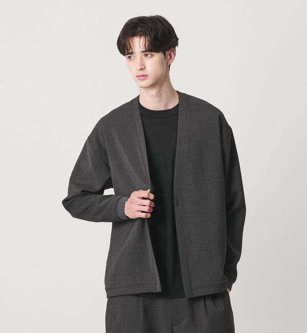 BEAUTY&YOUTH UNITED ARROWS「DUAL PACK 3.0 1B カーディガン ジャケット ヨコストレッチ UVカット ウォッシャブル セットアップ対応」|テーラードジャケット|