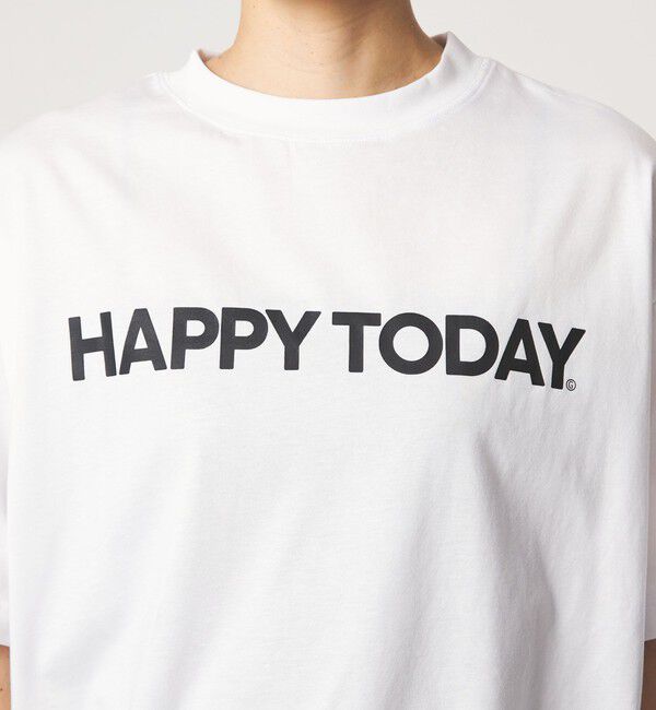 UNITED ARROWS green label relaxing「ヘムギャザー ロゴ Tシャツ」|Tシャツ・カットソー|