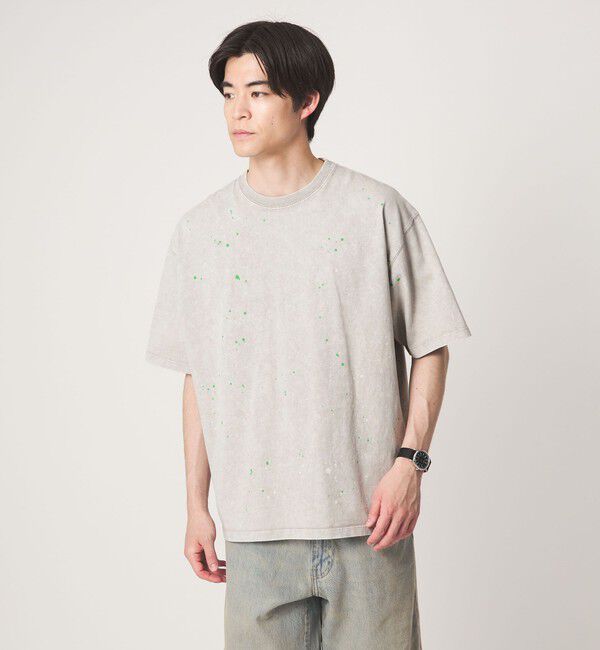UNITED ARROWS green label relaxing「【別注】＜SCREEN STARS＞GLR ドロップ ペイント 半袖 Tシャツ」|Tシャツ・カットソー|