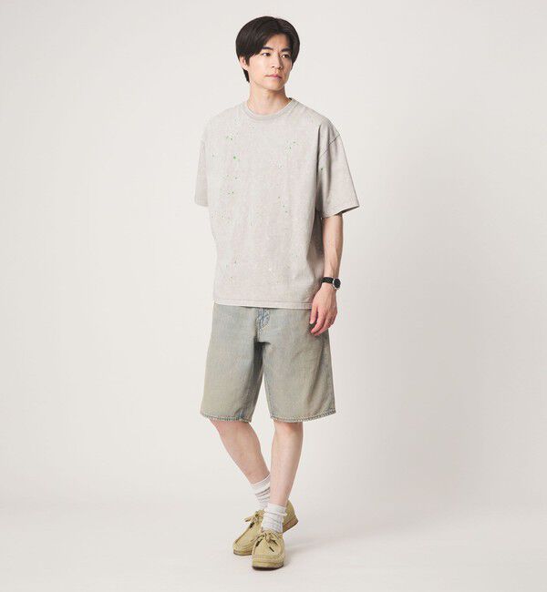 UNITED ARROWS green label relaxing「【別注】＜SCREEN STARS＞GLR ドロップ ペイント 半袖 Tシャツ」|Tシャツ・カットソー|