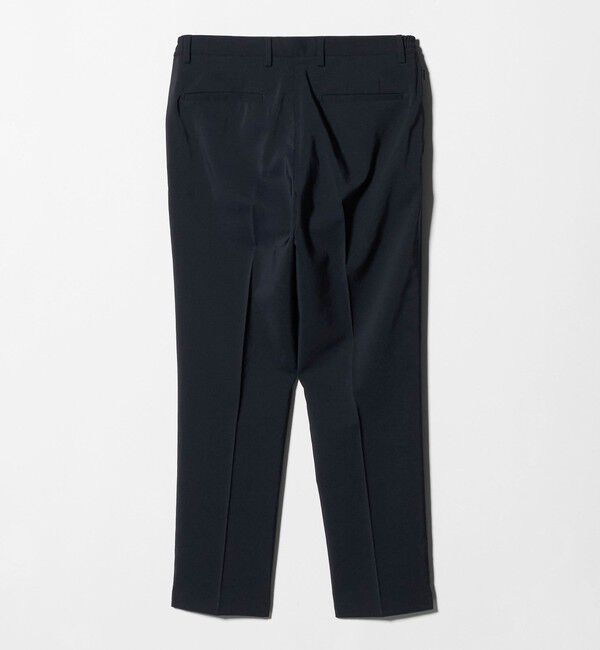 UNITED ARROWS「タフタ サイドシャーリング 1プリーツ パンツ UA COZY ウォッシャブル ヨコストレッチ」|スラックス|