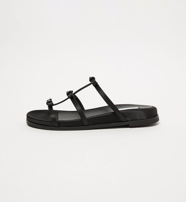 UNITED ARROWS「サテン リボン ミュール」|サンダル|