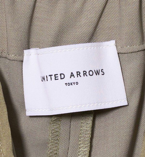 UNITED ARROWS「タック ビッグ ワイドパンツ」|スラックス|