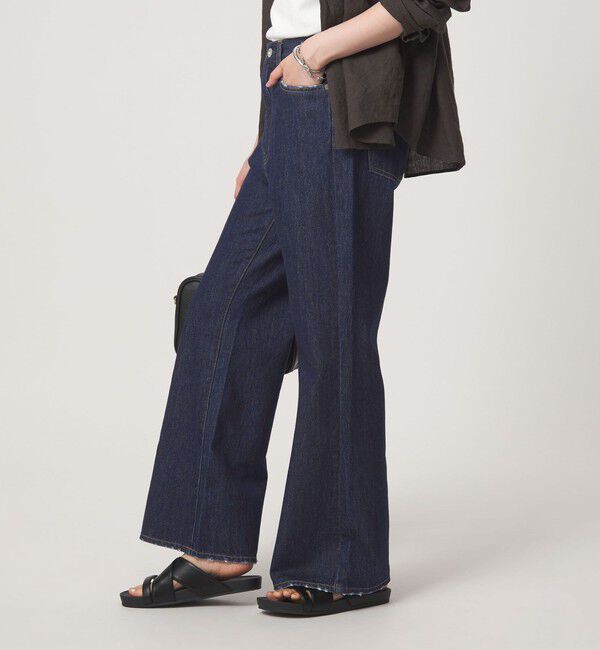 UNITED ARROWS green label relaxing「セミフレア デニム パンツ」|デニム|
