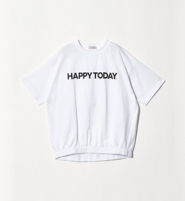 UNITED ARROWS green label relaxing「ヘムギャザー ロゴ Tシャツ」|Tシャツ・カットソー|