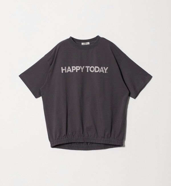 UNITED ARROWS green label relaxing「ヘムギャザー ロゴ Tシャツ」|Tシャツ・カットソー|