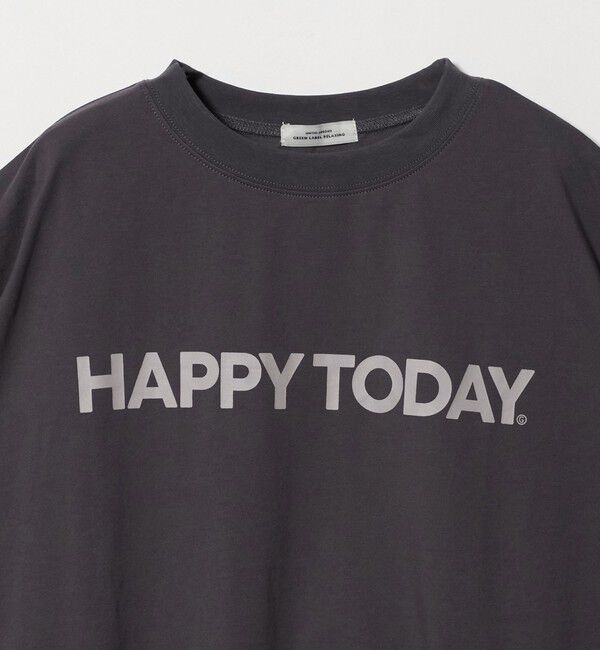 UNITED ARROWS green label relaxing「ヘムギャザー ロゴ Tシャツ」|Tシャツ・カットソー|