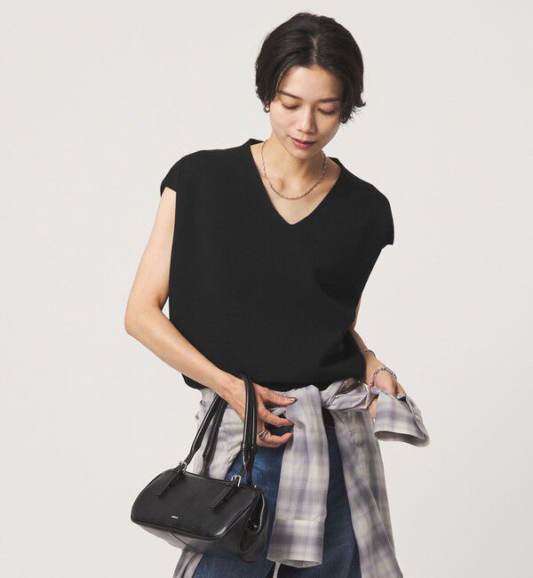 UNITED ARROWS green label relaxing「Vネック ニット ベスト」|ベスト・ジレ|