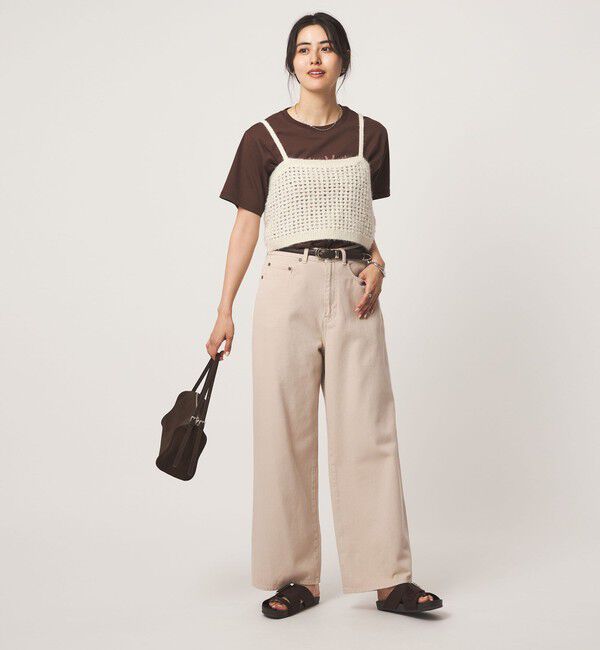UNITED ARROWS green label relaxing「リボンヤーン ニット ビスチェ」|ベスト・ジレ|