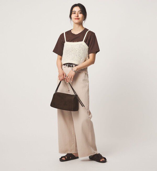 UNITED ARROWS green label relaxing「リボンヤーン ニット ビスチェ」|ベスト・ジレ|