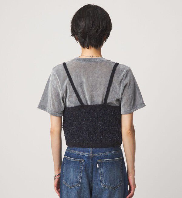 UNITED ARROWS green label relaxing「リボンヤーン ニット ビスチェ」|ベスト・ジレ|