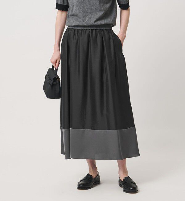 UNITED ARROWS「シルキー ギャザー スカート ‐ウォッシャブル‐」|スカート|