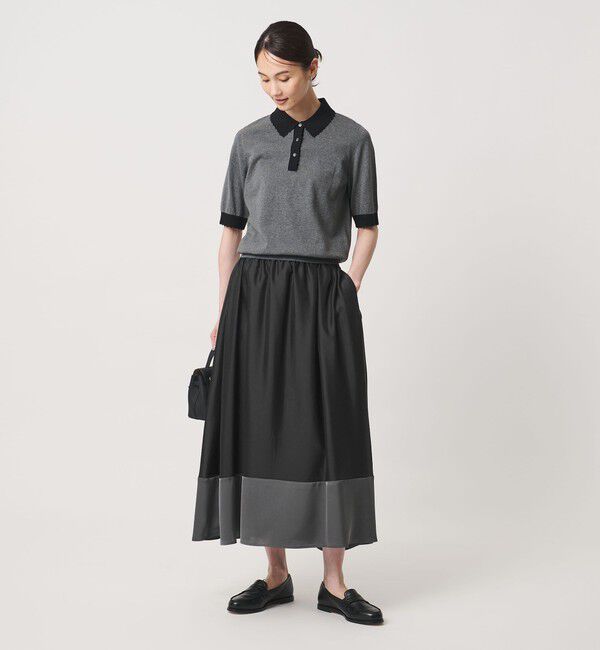 UNITED ARROWS「シルキー ギャザー スカート ‐ウォッシャブル‐」|スカート|