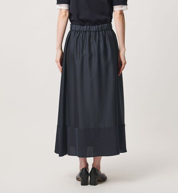 UNITED ARROWS「シルキー ギャザー スカート ‐ウォッシャブル‐」|スカート|