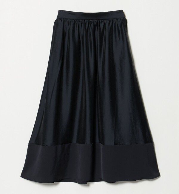 UNITED ARROWS「シルキー ギャザー スカート ‐ウォッシャブル‐」|スカート|