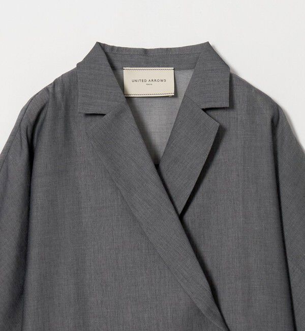 UNITED ARROWS「シアー ドルマン ブラウス ジャケット ‐ウォッシャブル‐」|テーラードジャケット|