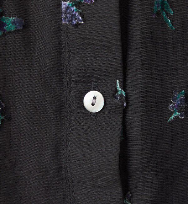 UNITED ARROWS green label relaxing「シアー フラワー シャツ」|シャツ・ブラウス|
