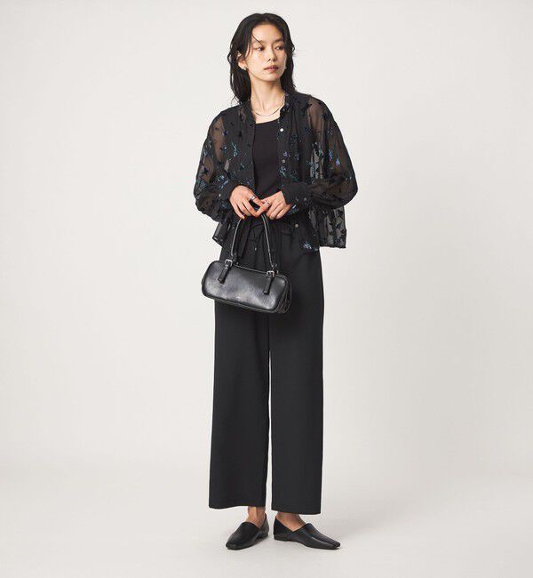 UNITED ARROWS green label relaxing「シアー フラワー シャツ」|シャツ・ブラウス|