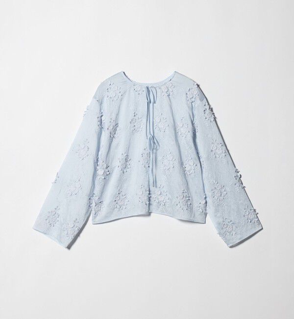 BEAUTY&YOUTH UNITED ARROWS「セルロースナイロン エンブロイダリーシャツ 2WAY」|シャツ・ブラウス|