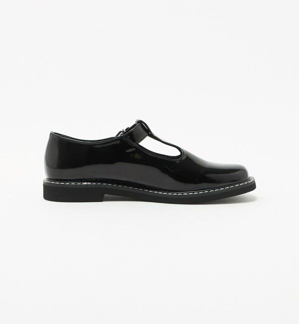 BEAUTY&YOUTH UNITED ARROWS「レザーライク Tストラップ ローファー」|ビジネス・ドレスシューズ|