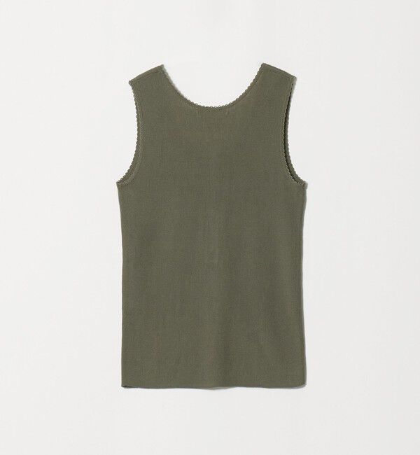 BEAUTY&YOUTH UNITED ARROWS「ヘンリーネック リブニット タンクトップ ウォッシャブル」|ニット・セーター|