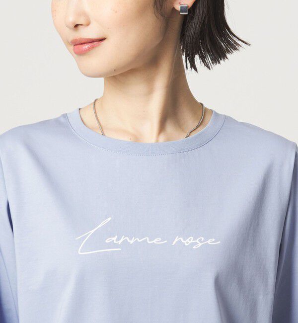 UNITED ARROWS green label relaxing「ロゴ ショートスリーブ プルオーバー カットソー 接触冷感」|Tシャツ・カットソー|