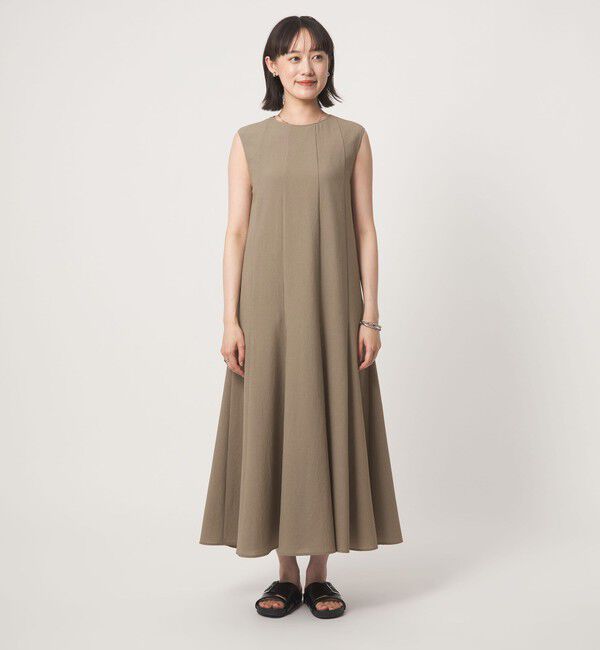 UNITED ARROWS green label relaxing「［size SHORT/TALLあり］ドライクロス ワンピース マシンウォッシャブル 通気性」|ワンピース|