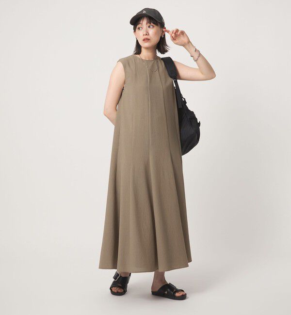 UNITED ARROWS green label relaxing「［size SHORT/TALLあり］ドライクロス ワンピース マシンウォッシャブル 通気性」|ワンピース|