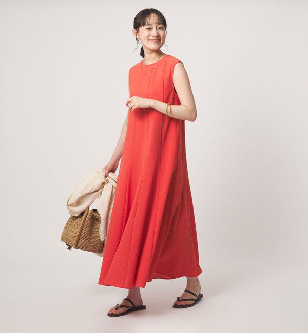 UNITED ARROWS green label relaxing「［size SHORT/TALLあり］ドライクロス ワンピース マシンウォッシャブル 通気性」|ワンピース|